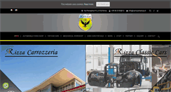 Desktop Screenshot of carrozzeriarizza.it